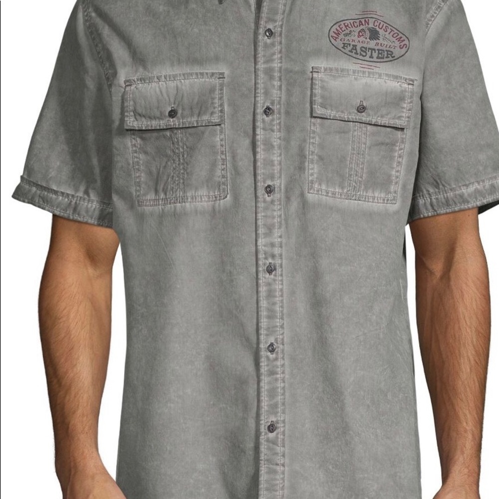 NWT AFFLICTION Men’s Button Down XL